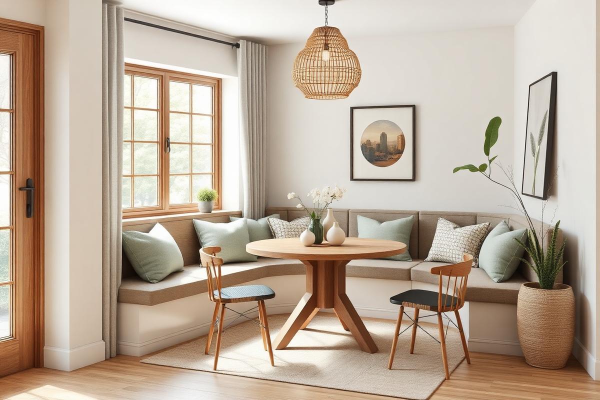 Banquette Nook Finish Selections · Virtual Design by Huntly Homes